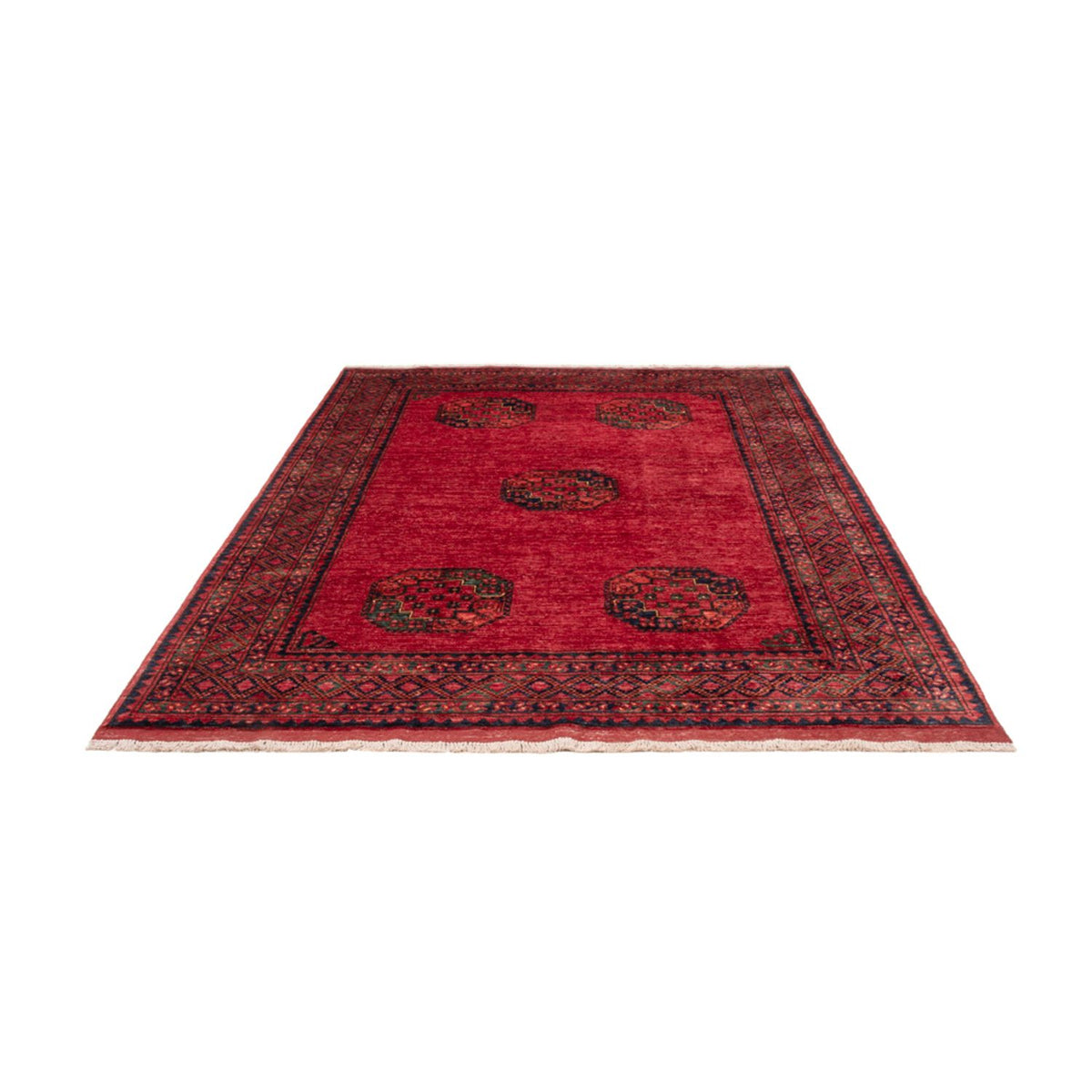 Afghan Rug - Kunduz - 238 x 172 cm - red