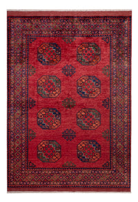 Afghan Rug - Kunduz - 243 x 177 cm - red