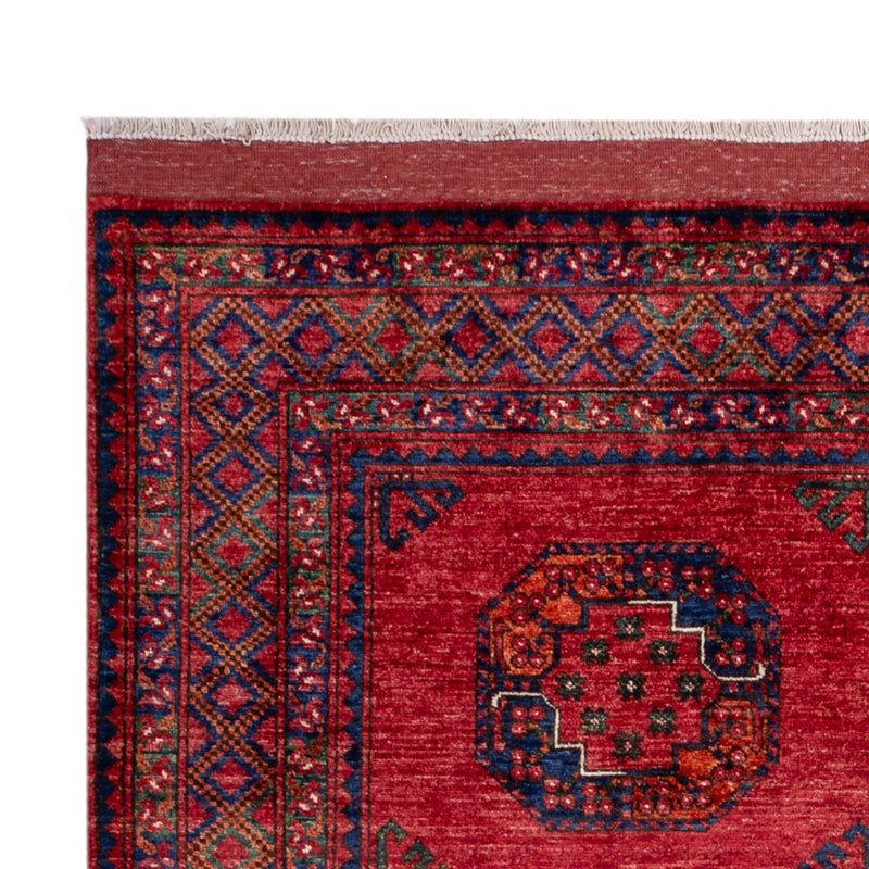 Afghan Rug - Kunduz - 243 x 177 cm - red