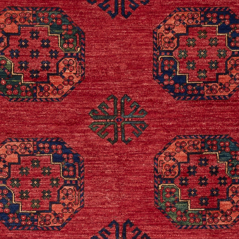 Afghan Rug - Kunduz - 246 x 180 cm - red