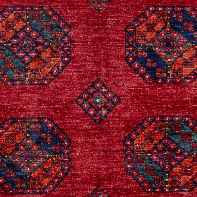 Afghan Rug - Kunduz - 243 x 177 cm - red