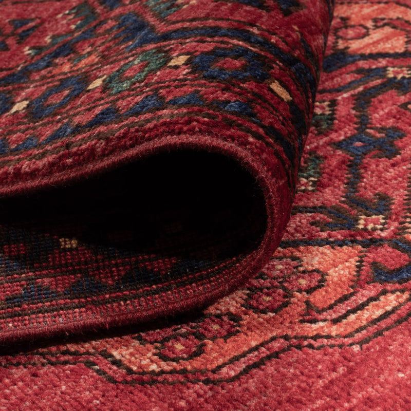 Afghan Rug - Kunduz - 241 x 174 cm - red