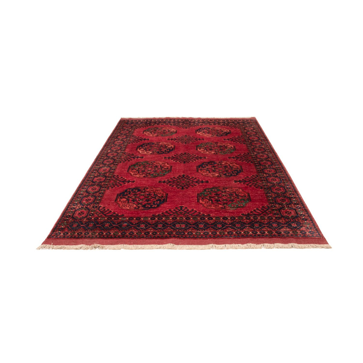 Afghan Rug - Kunduz - 241 x 174 cm - red