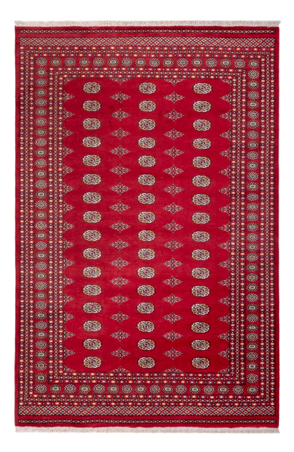 Afghan Rug - Bukhara - 307 x 201 cm - red