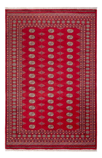 Afghan Rug - Bukhara - 307 x 201 cm - red