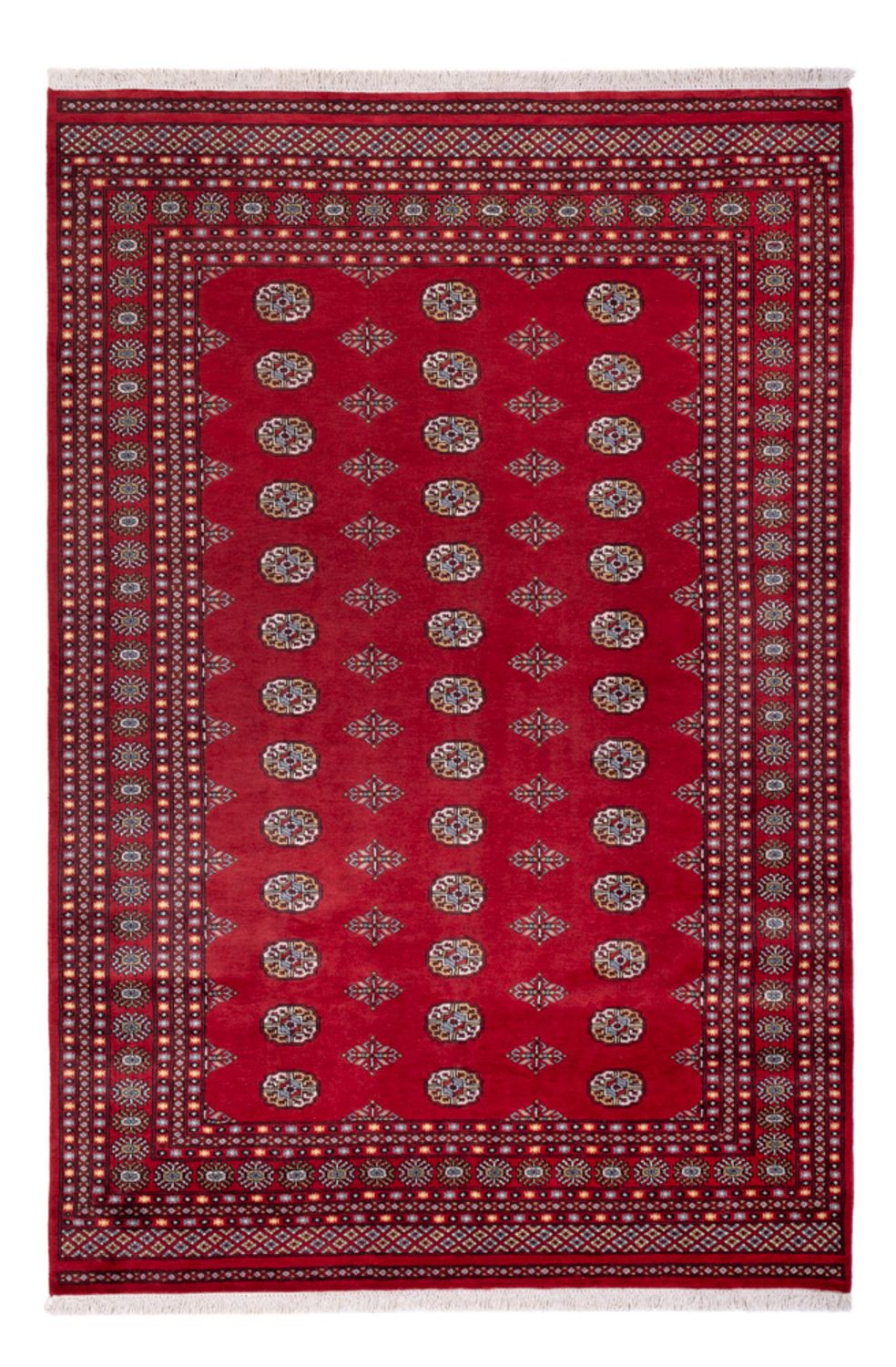 Afghan Rug - Bukhara - 294 x 198 cm - red