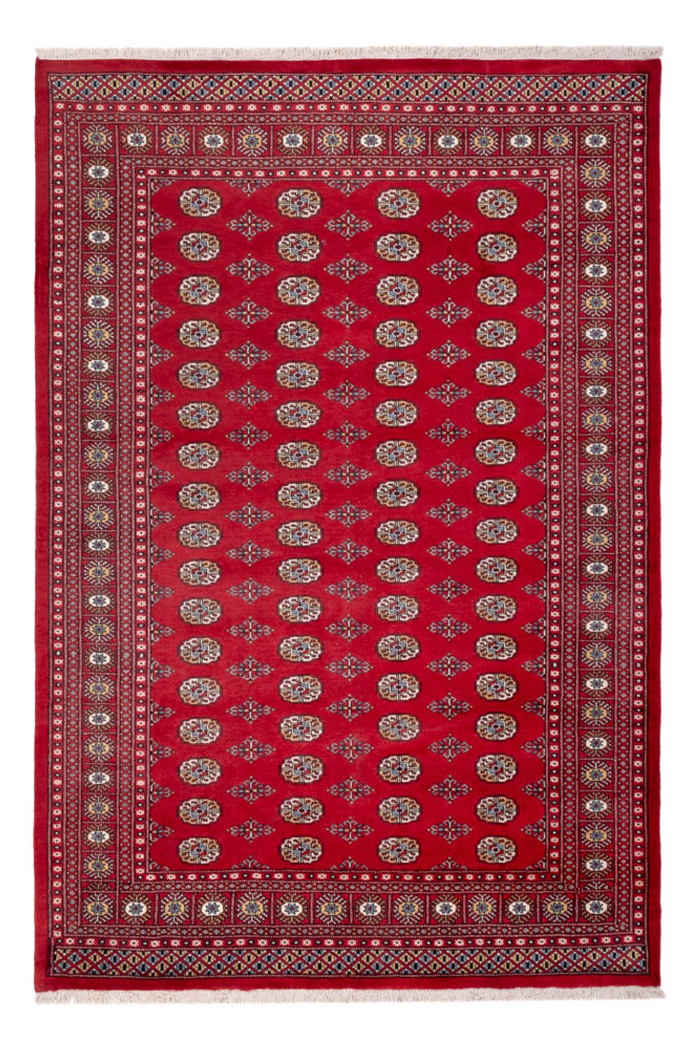 Afghan Rug - Bukhara - 313 x 207 cm - red