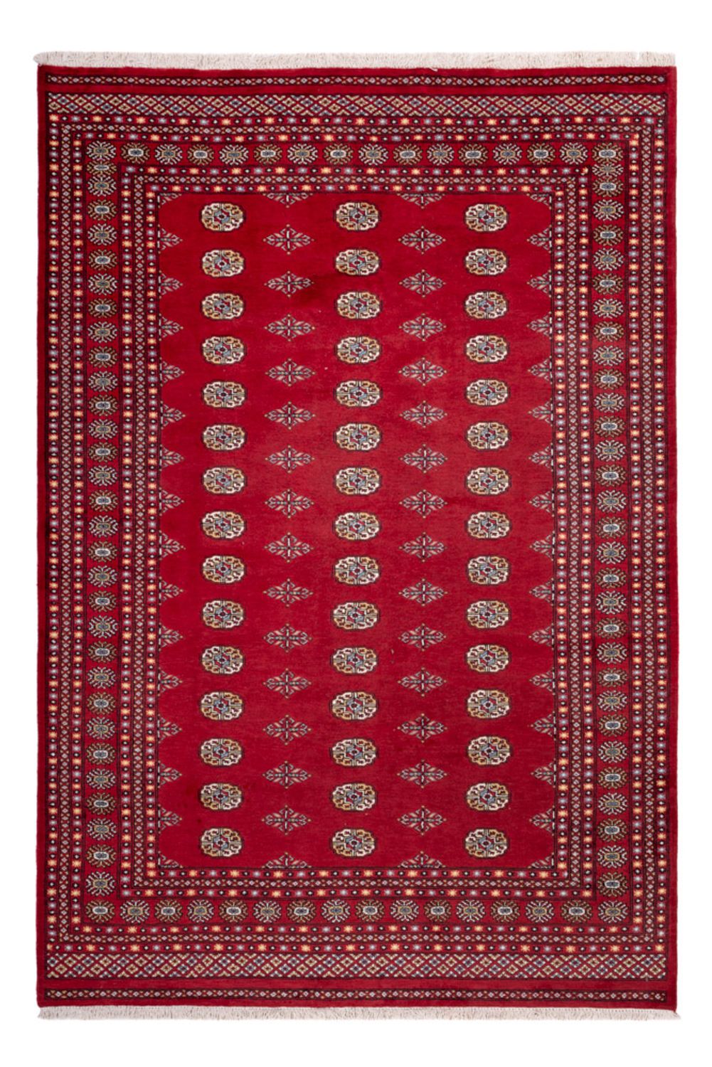 Afghan Rug - Bukhara - 308 x 207 cm - red