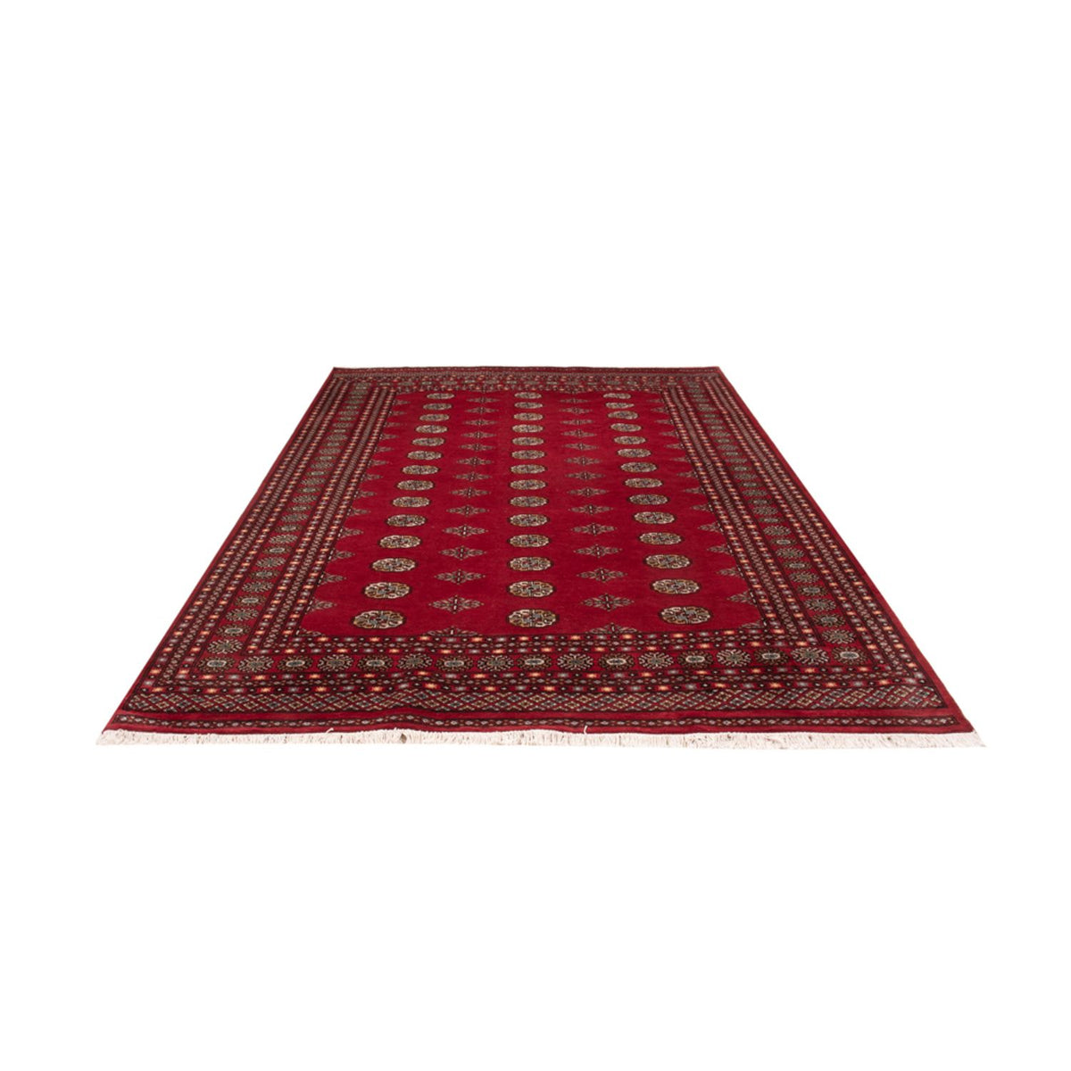 Afghan Rug - Bukhara - 306 x 202 cm - red