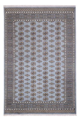 Afghan Rug - Bukhara - 300 x 204 cm - light grey