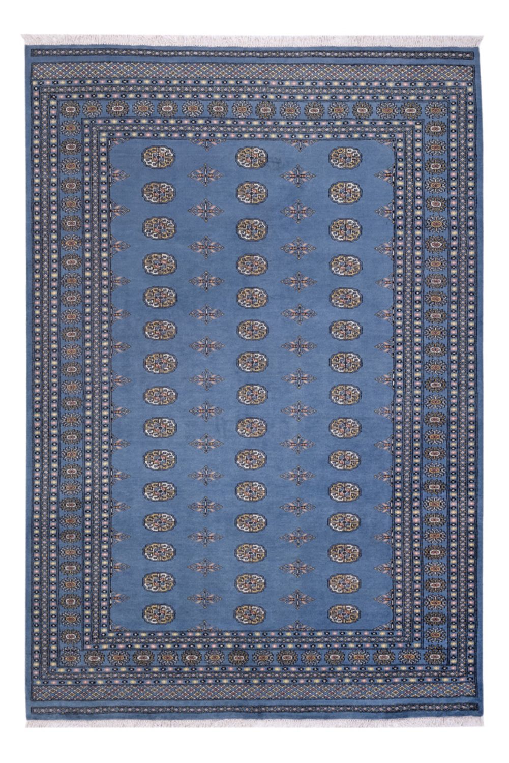 Afghan Rug - Bukhara - 308 x 206 cm - blue