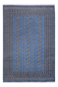 Afghan Rug - Bukhara - 308 x 206 cm - blue