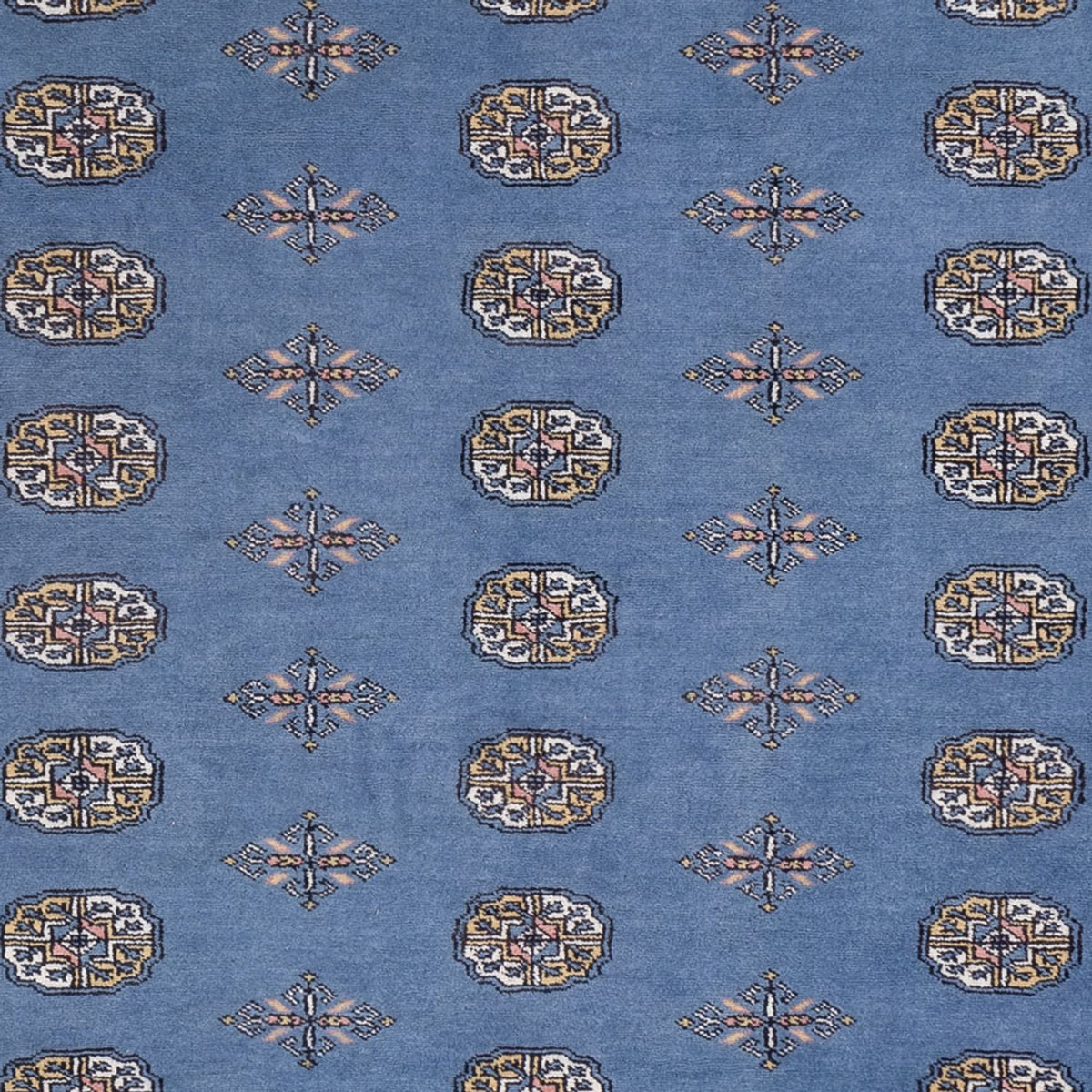 Afghan Rug - Bukhara - 308 x 206 cm - blue