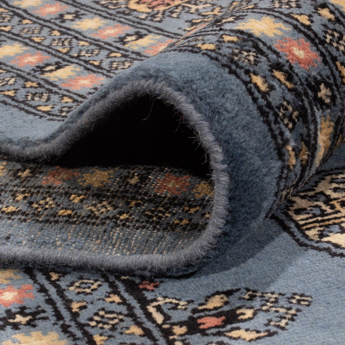 Afghan Rug - Bukhara - 307 x 250 cm - blue