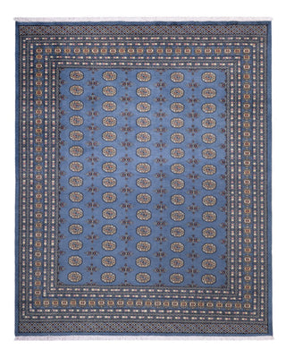 Afghan Rug - Bukhara - 305 x 249 cm - blue