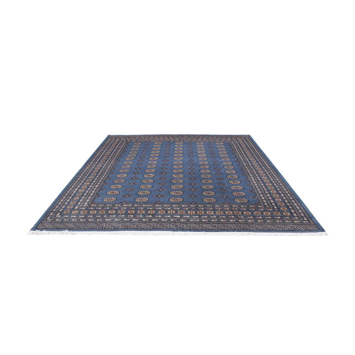 Afghan Rug - Bukhara - 305 x 249 cm - blue