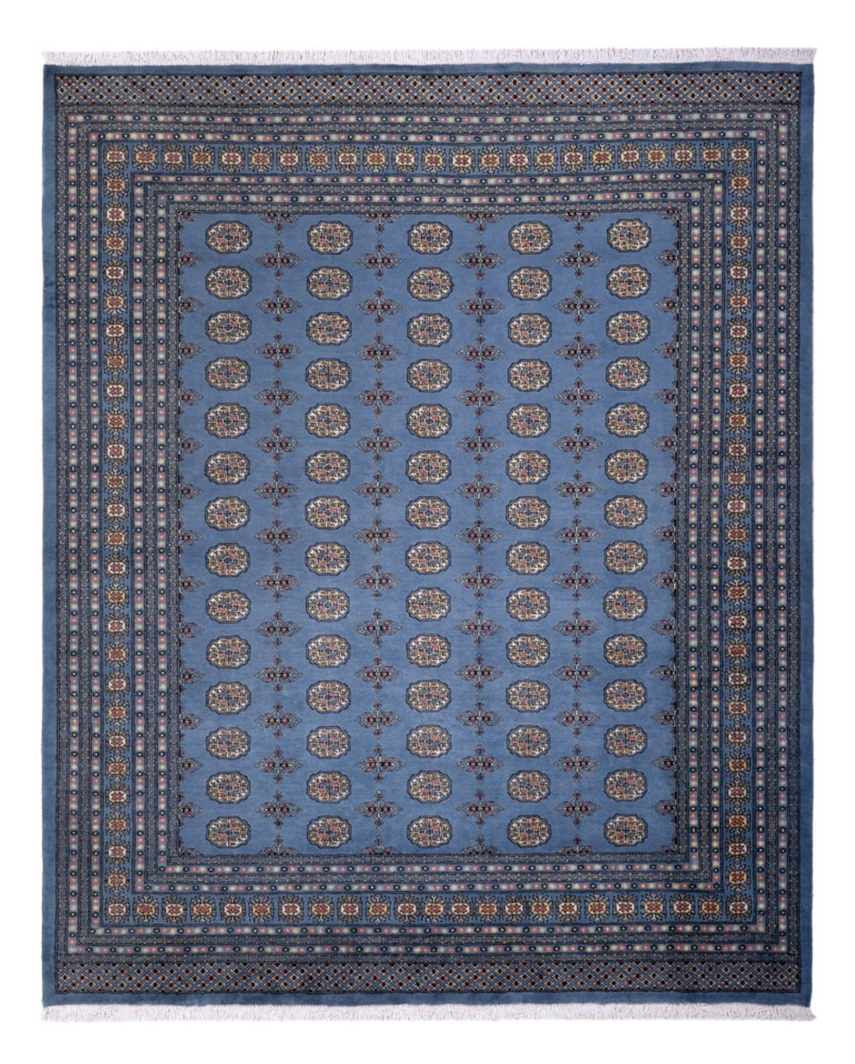 Afghan Rug - Bukhara - 297 x 250 cm - blue