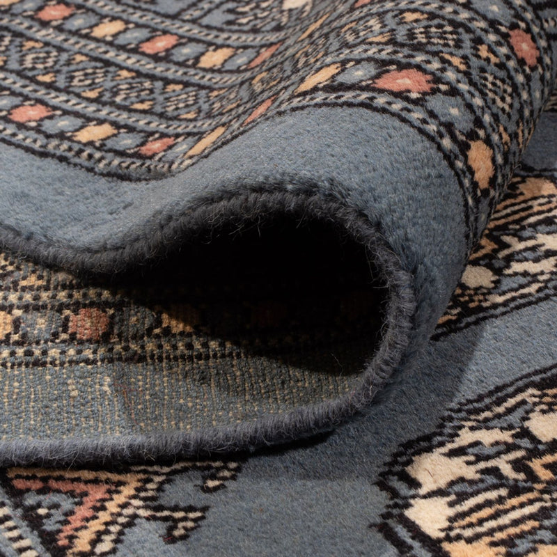 Afghan Rug - Bukhara - 305 x 249 cm - light blue