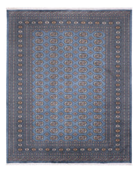 Afghan Rug - Bukhara - 309 x 248 cm - sea blue