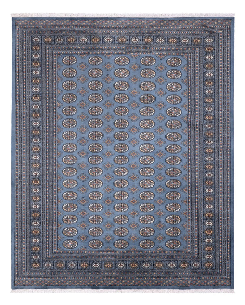 Afghan Rug - Bukhara - 309 x 248 cm - sea blue