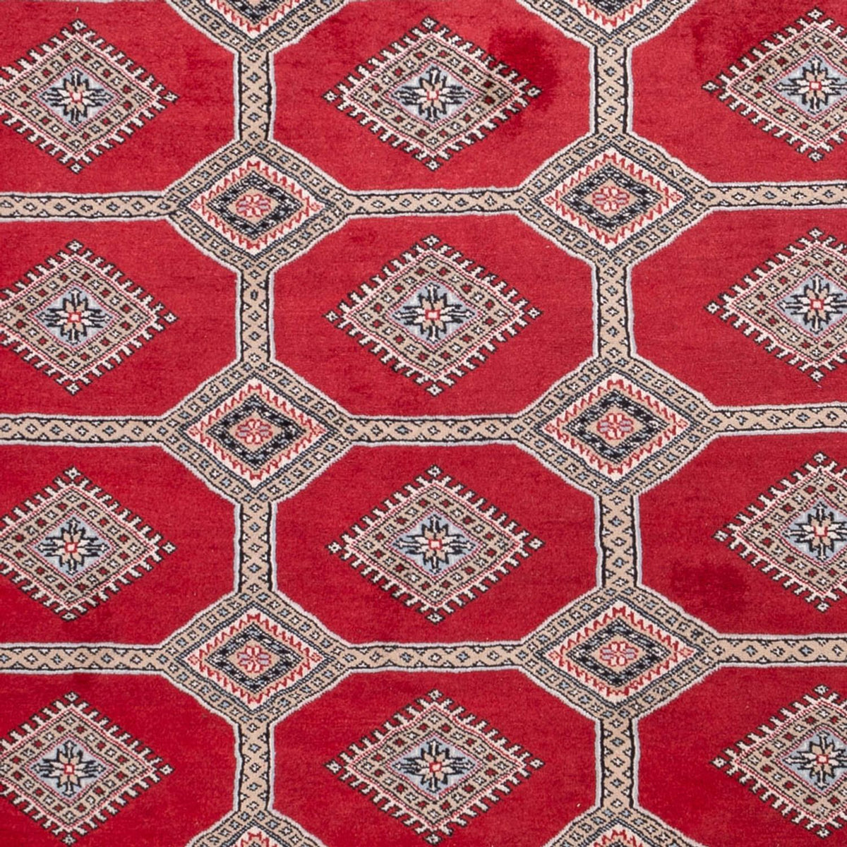 Afghan Rug - Bukhara - 287 x 220 cm - red