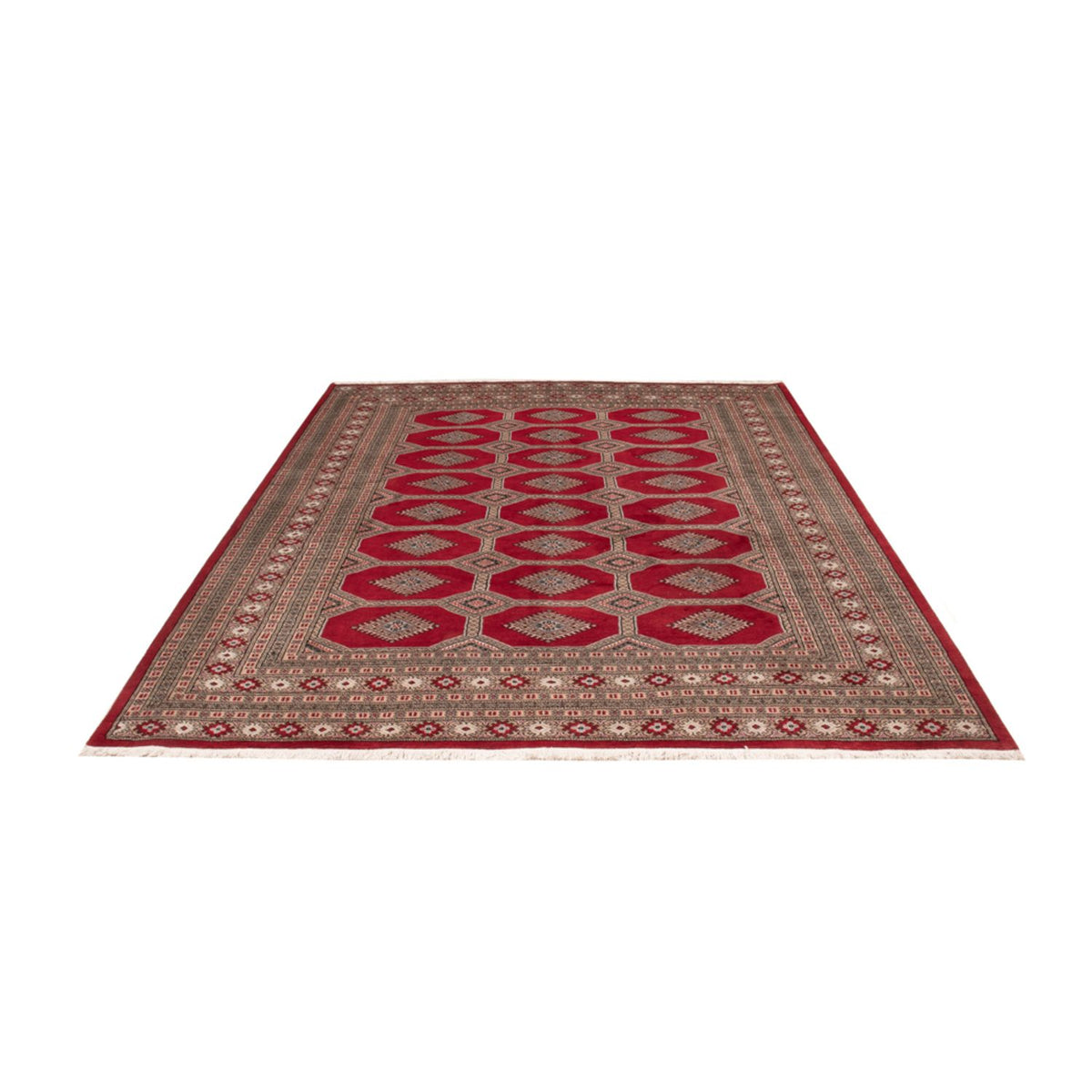 Afghan Rug - Bukhara - 287 x 220 cm - red