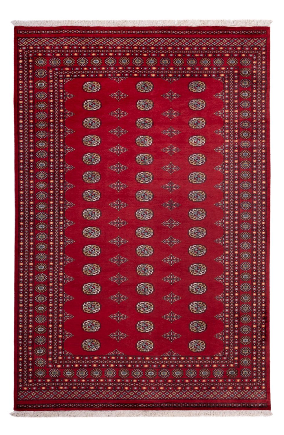 Afghan Rug - Bukhara - 302 x 202 cm - red