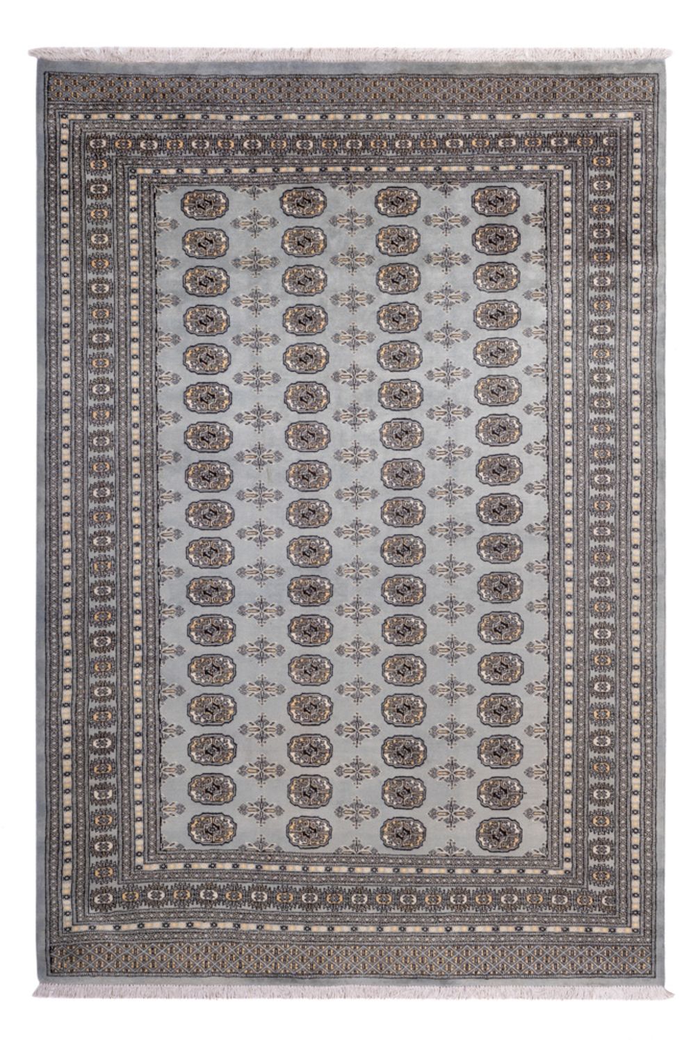 Afghan Rug - Bukhara - 310 x 207 cm - sky blue