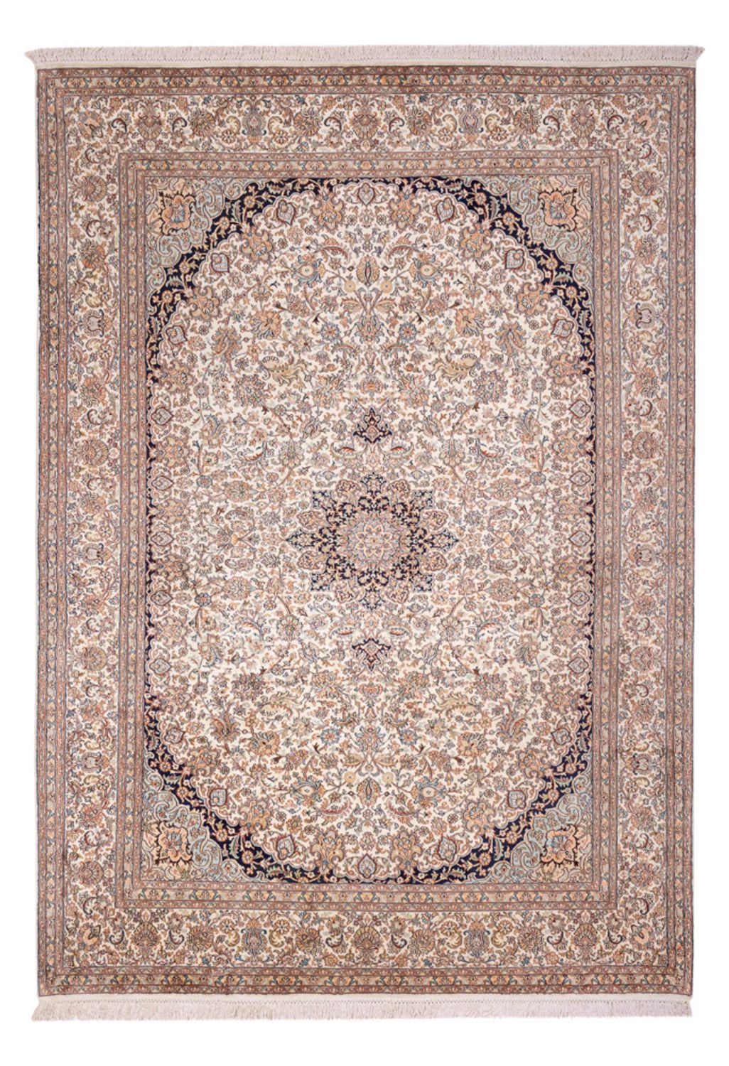 Silk Rug - Kashmir Silk - 309 x 213 cm - sand