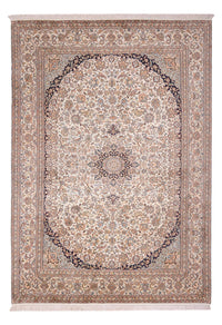 Silk Rug - Kashmir Silk - 309 x 213 cm - sand