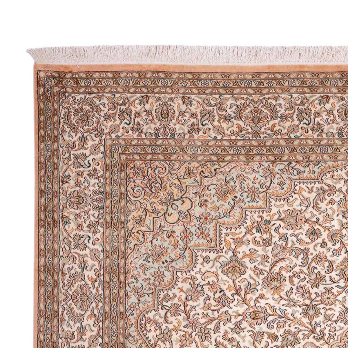 Silk Rug - Kashmir Silk - 290 x 205 cm - sand