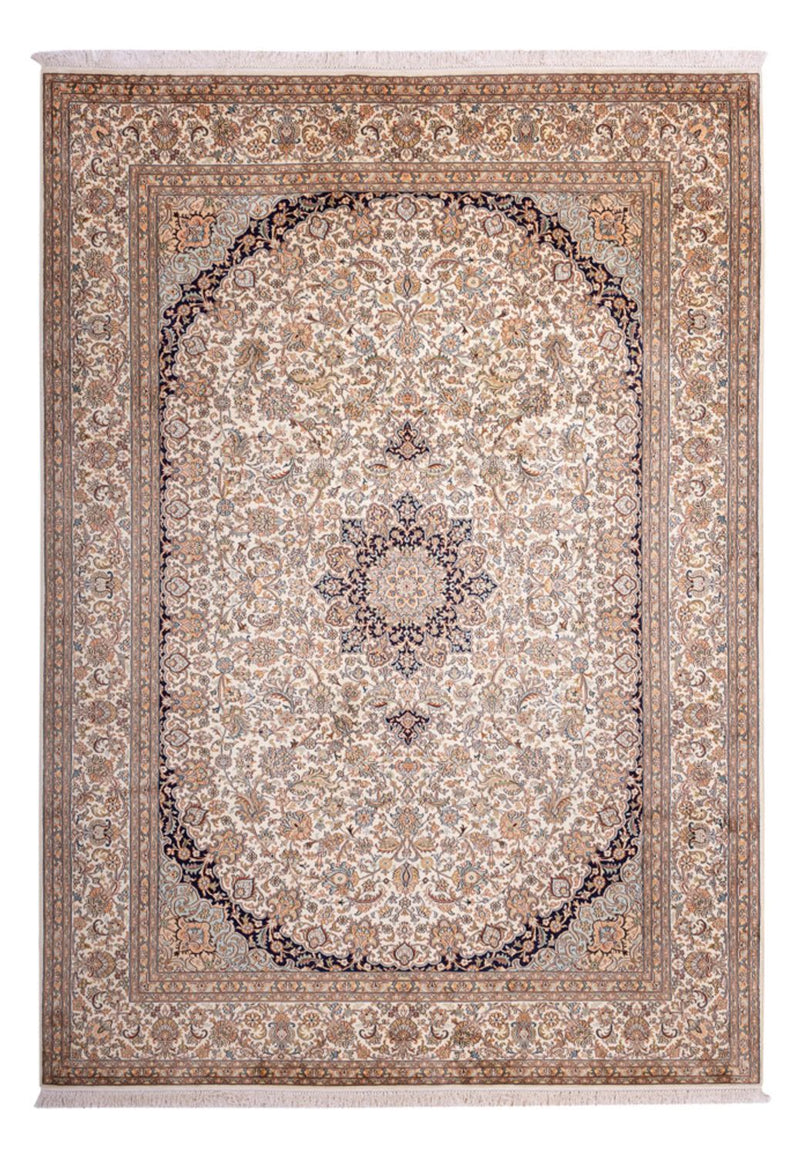 Silk Rug - Kashmir Silk - 309 x 217 cm - sand