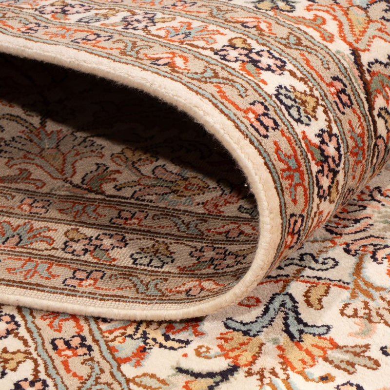 Silk Rug - Kashmir Silk - 318 x 216 cm - dark beige