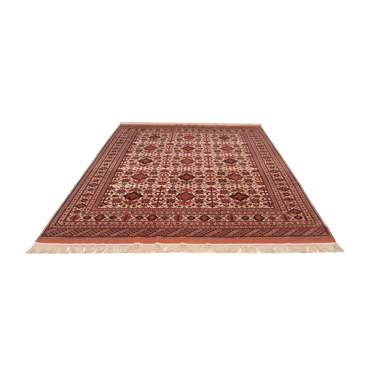 Silk Rug - Afghan Silk - 282 x 205 cm - brown