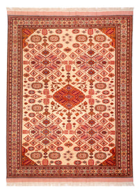 Silk Rug - Afghan Silk - 288 x 217 cm - light red