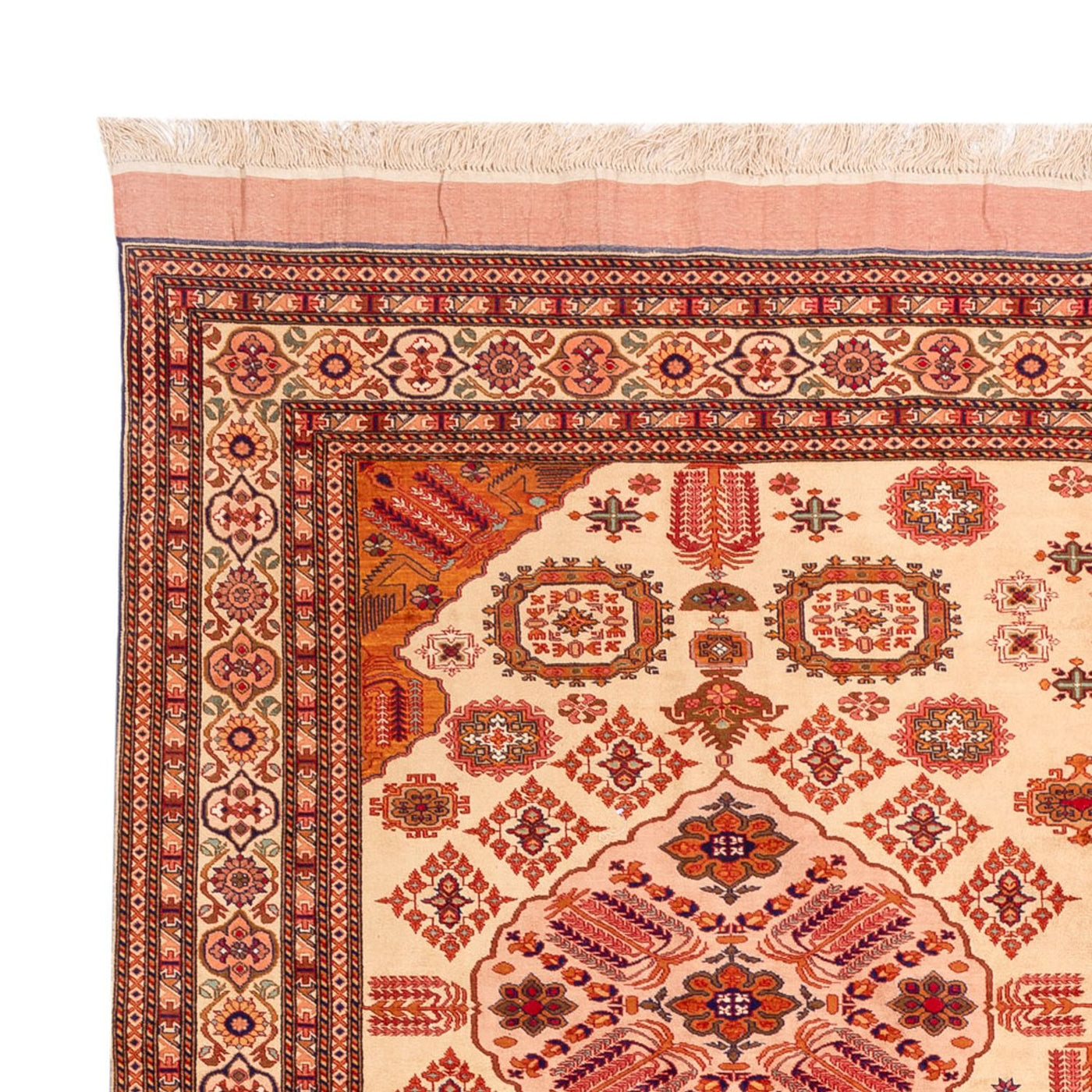 Afghan Silk Rug 288x217cm - Oriental Rug