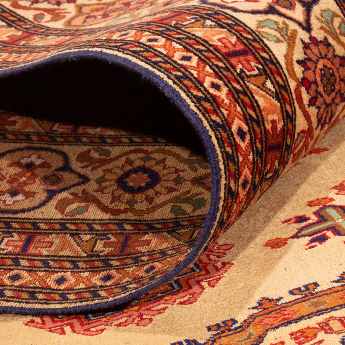 Silk Rug - Afghan Silk - 288 x 217 cm - light red