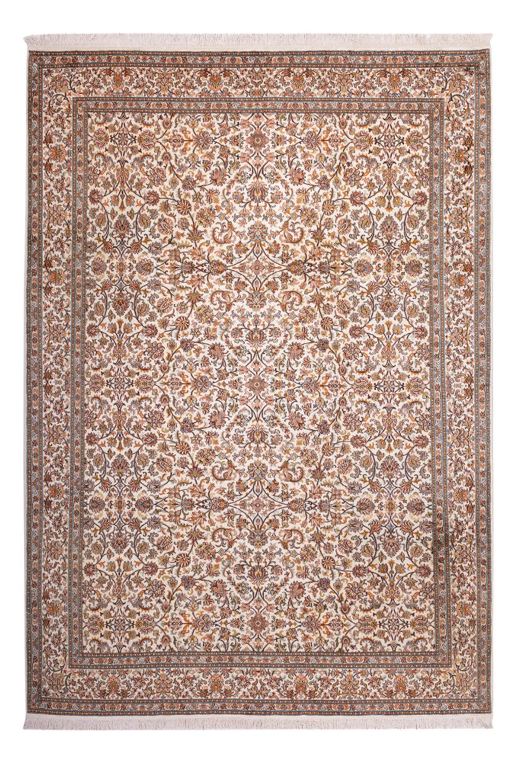 Silk Rug - Kashmir Silk - 305 x 213 cm - sand