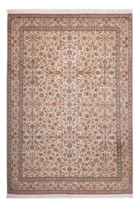 Silk Rug - Kashmir Silk - 305 x 213 cm - sand