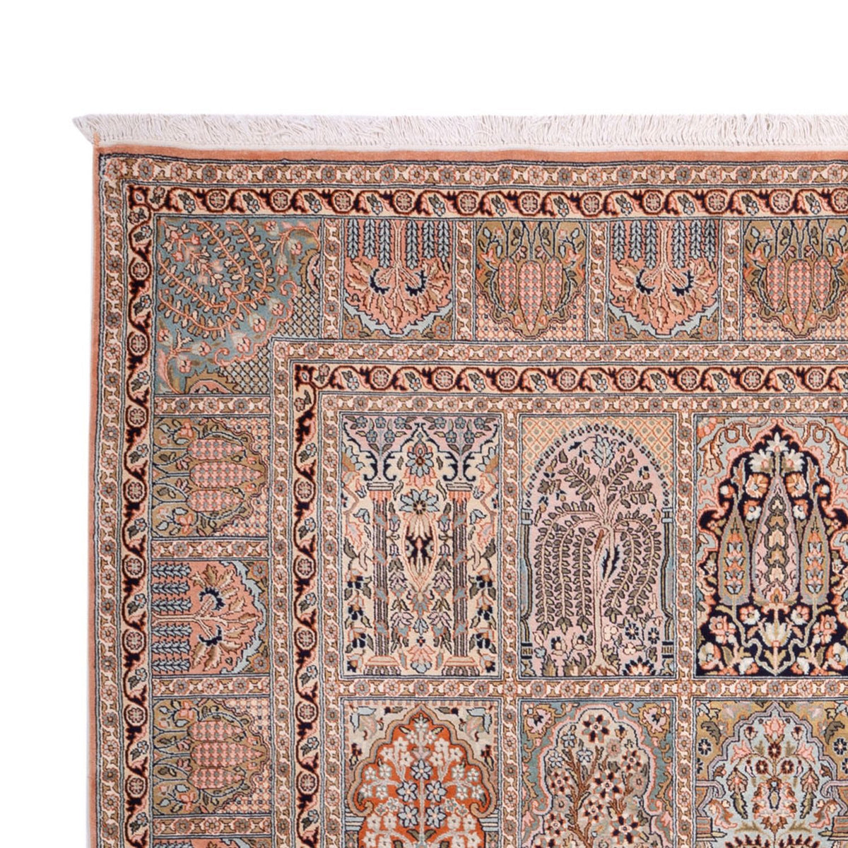 Kashmir Silk Rug 221x317cm - Oriental Rug
