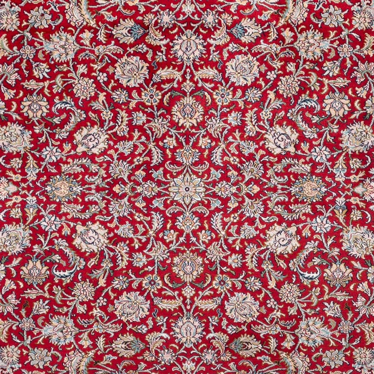 Silk Rug - Kashmir Silk - 302 x 216 cm - red
