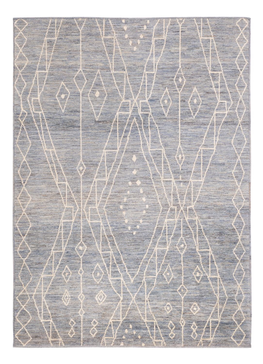 Berber Rug - 208 x 148 cm - sea blue