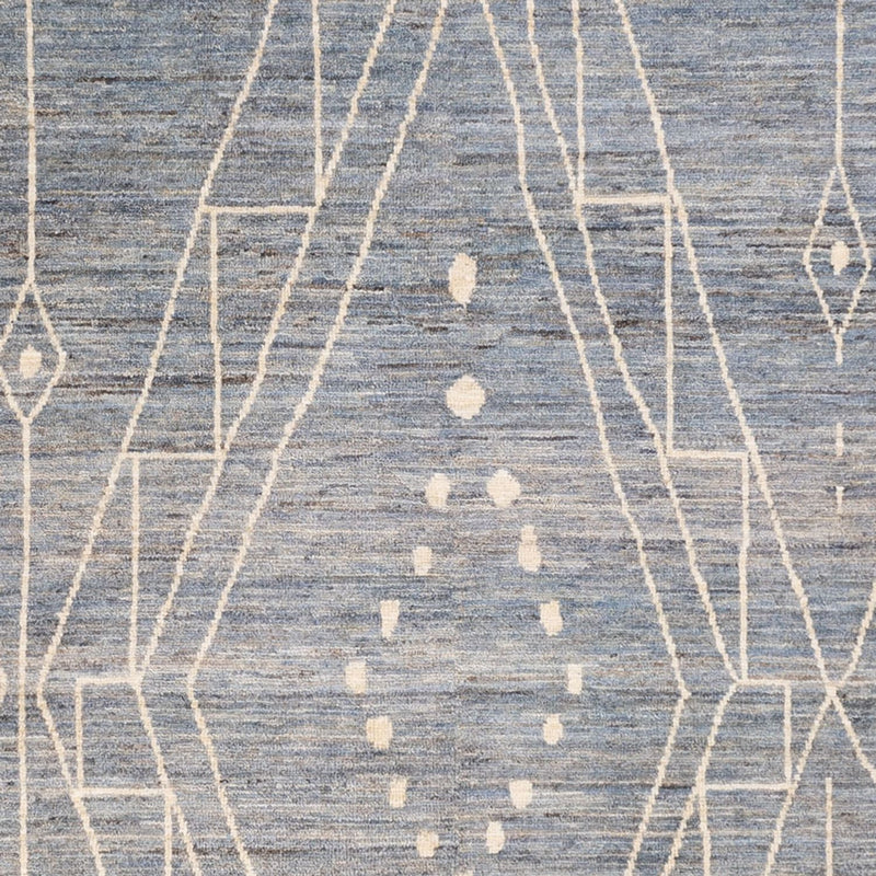 Berber Rug - 288 x 204 cm - sea blue