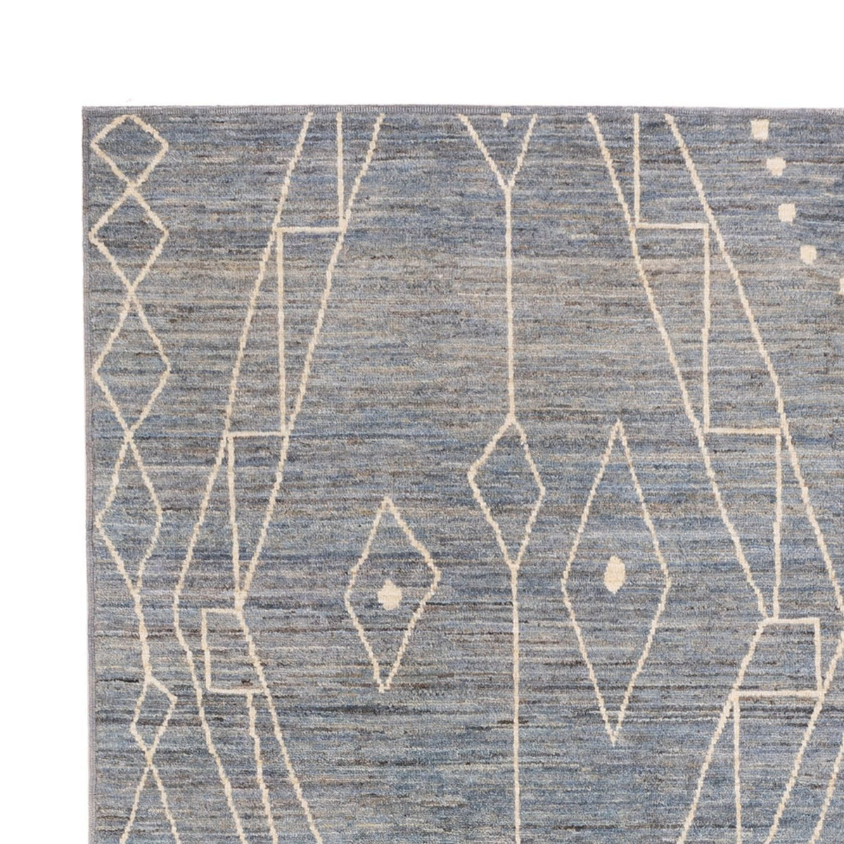 Berber Rug - 288 x 204 cm - sea blue