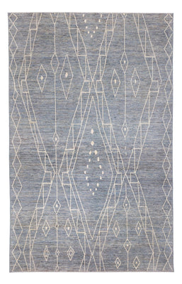 Berber Rug - 304 x 194 cm - sea blue