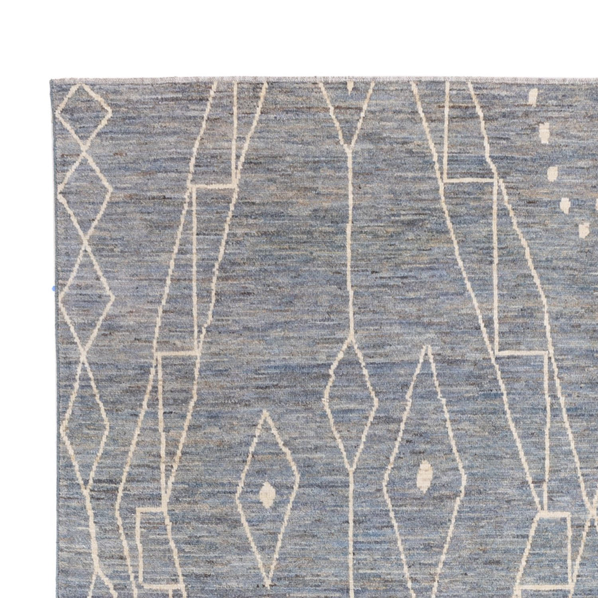 Berber Rug - 304 x 194 cm - sea blue