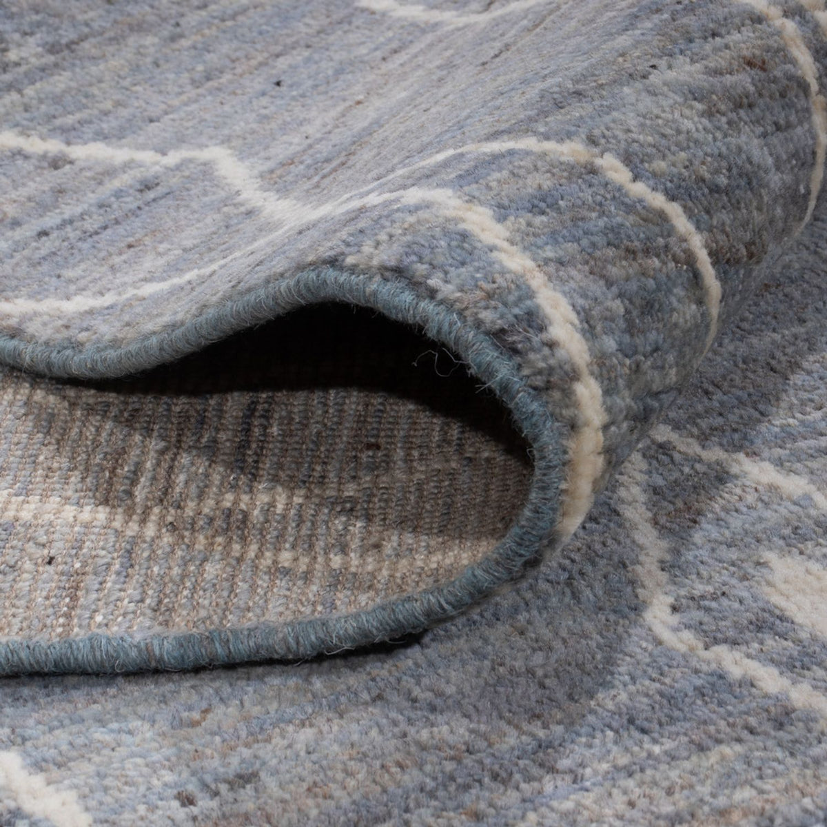 Berber Rug - 304 x 194 cm - sea blue