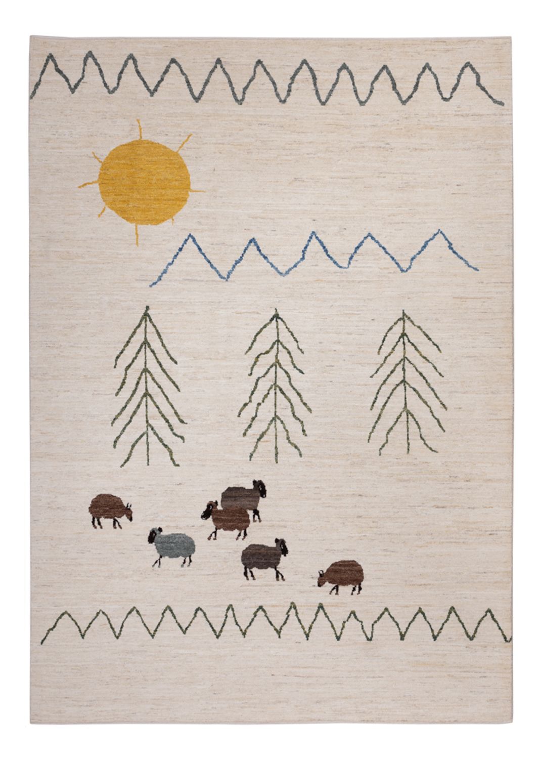 Berber Rug - 286 x 203 cm - natural