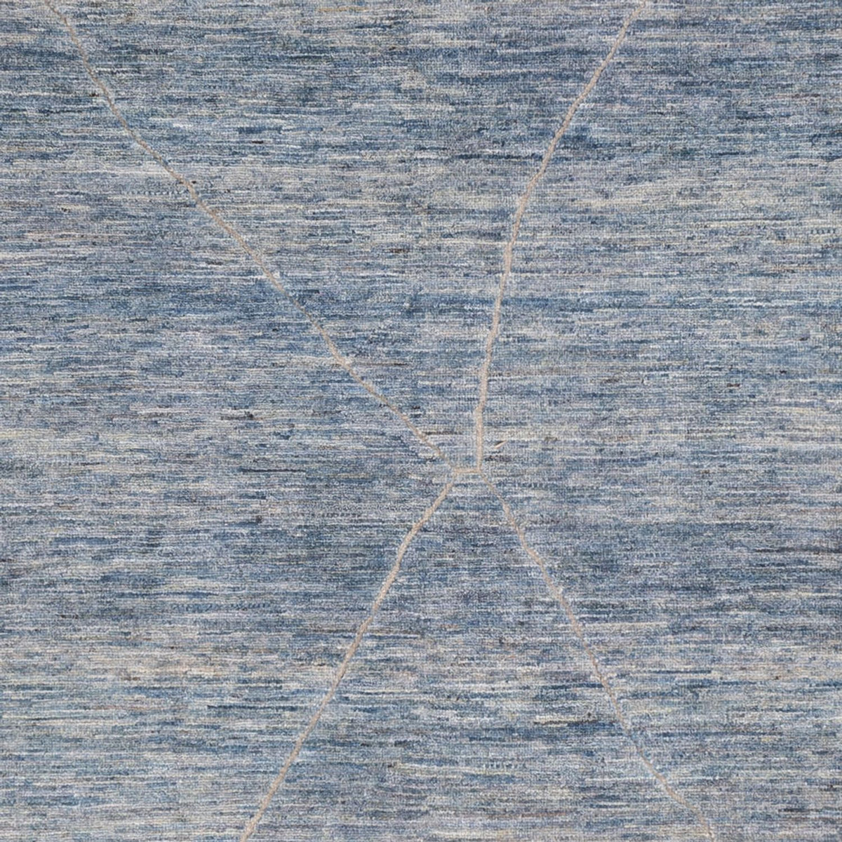 Berber Rug - 298 x 258 cm - sea blue