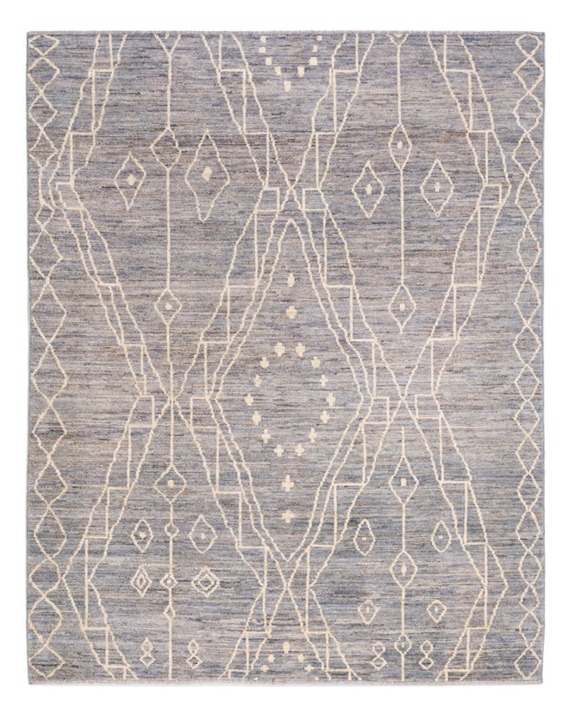 Berber Rug - 198 x 156 cm - sea blue